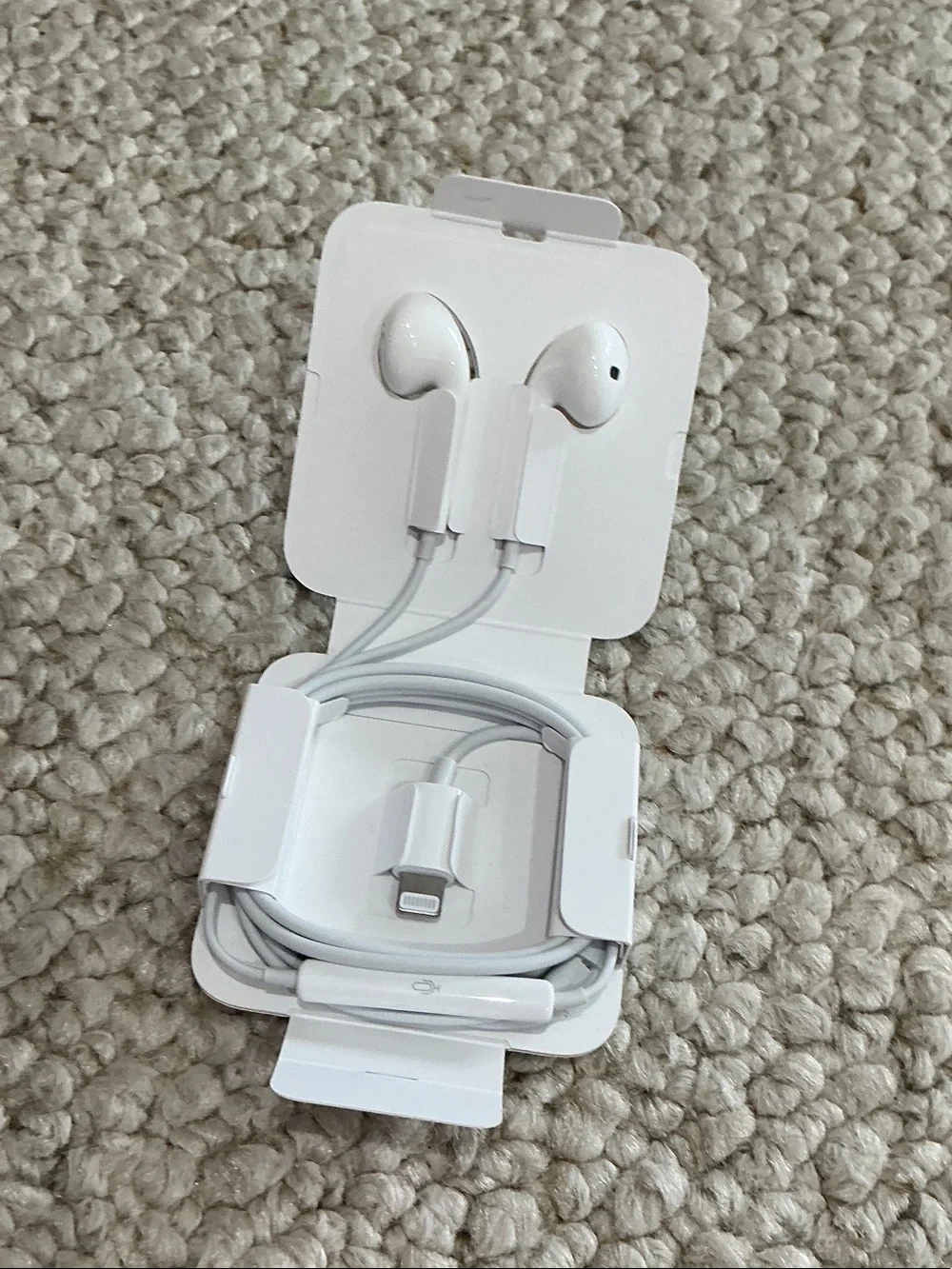 Apple White Earbuds with Lightning Connector